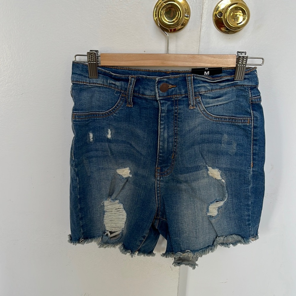 Denim shorts